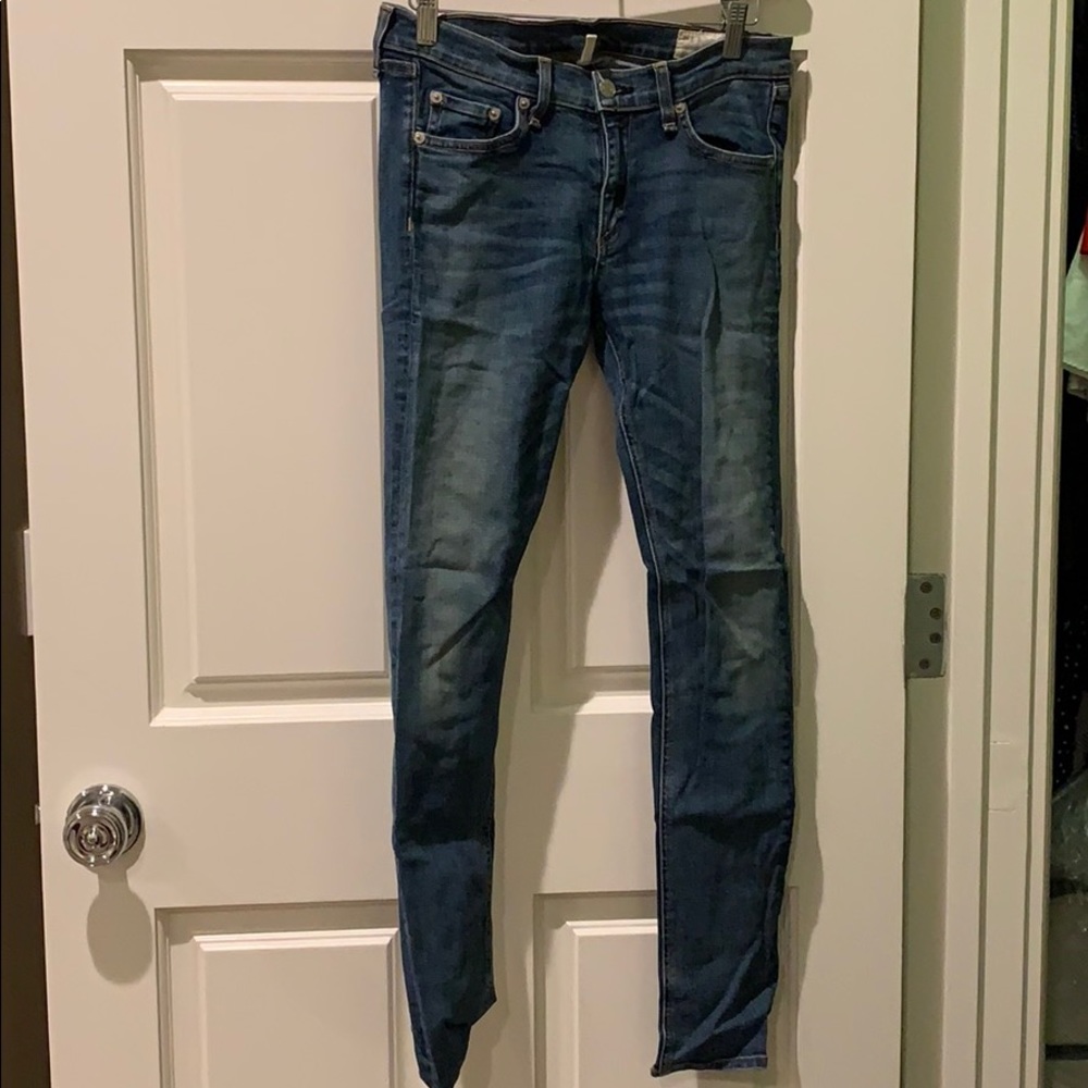 Rag and bone blue denim jeans size 28